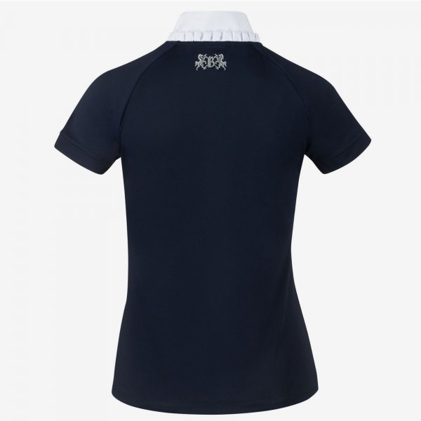 Product shot of dark blue shirt
