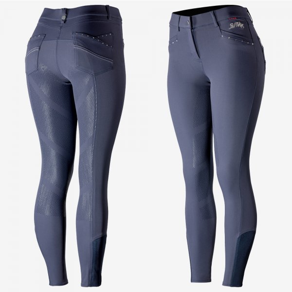 Product shot of womans dark navy breeches