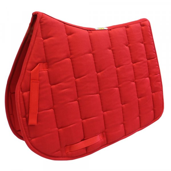 Red horse saddle pad