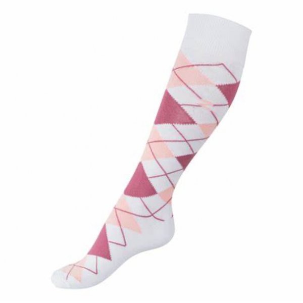 Product shot of pink coloured sock