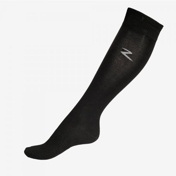 Product shot of black coloured sock