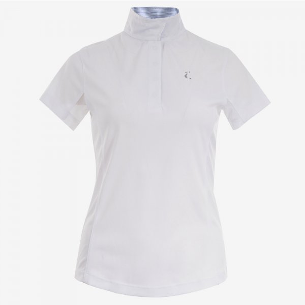 Product shot of white equestrian shirt