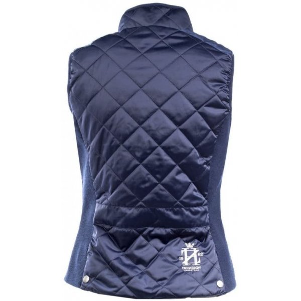 Product shot of dark blue vest